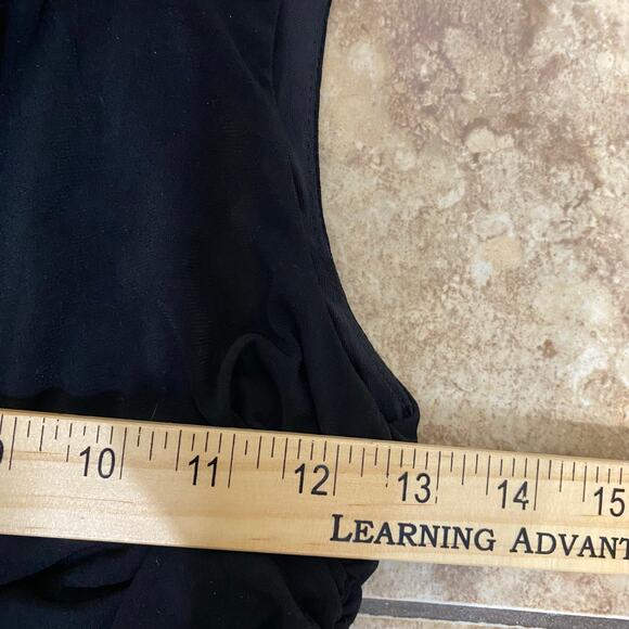 Lulus One Shoulder Little Black Dress Size XS NWT Sexy Bodycon Midi Party - Picture 7 of 8